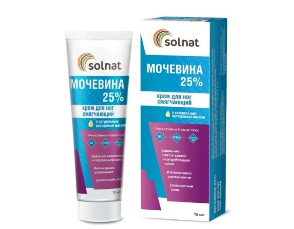 фото упаковки Solnat Крем для ног смягчающий Мочевина 25%