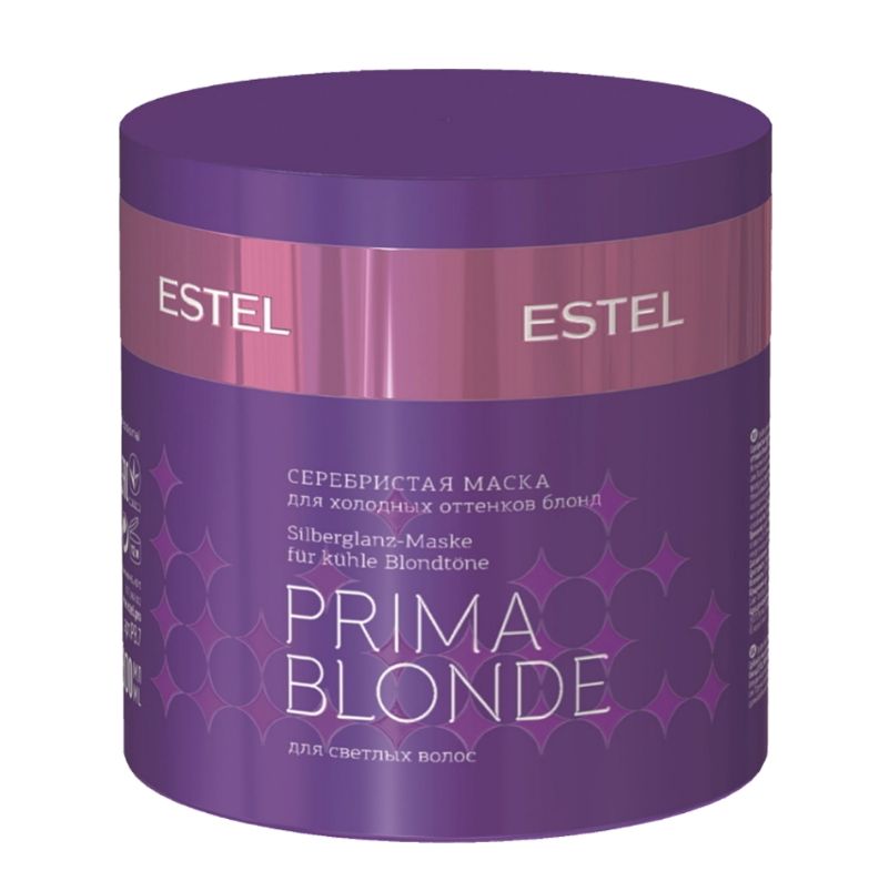 фото упаковки Estel Prima Blonde Серебристая маска для холодных оттенков блонд