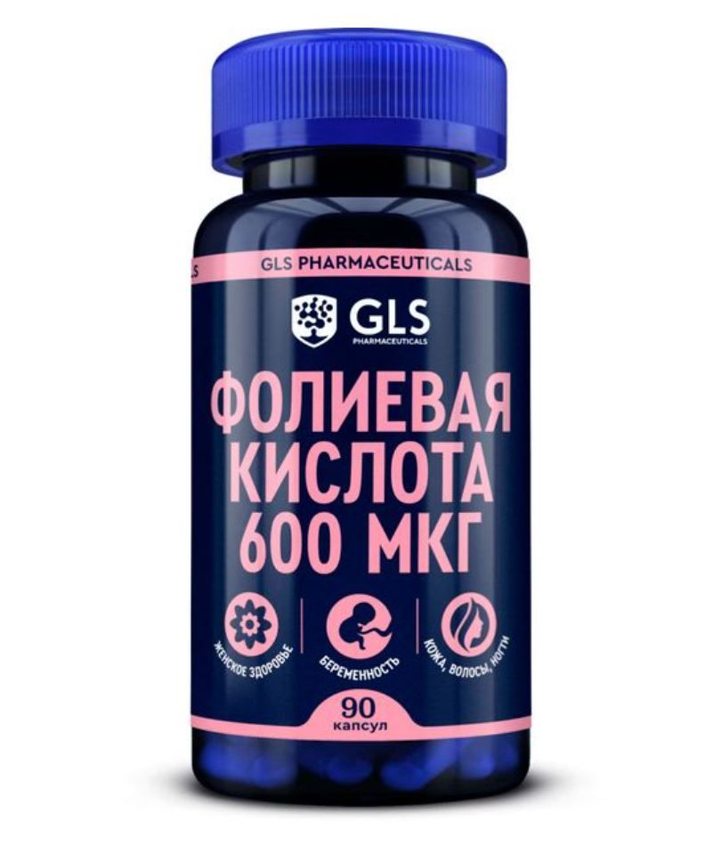 фото упаковки GLS Фолиевая кислота 600 мкг