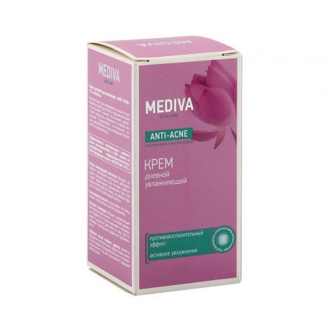 фото упаковки Mediva Anti-Acne крем увлажняющий