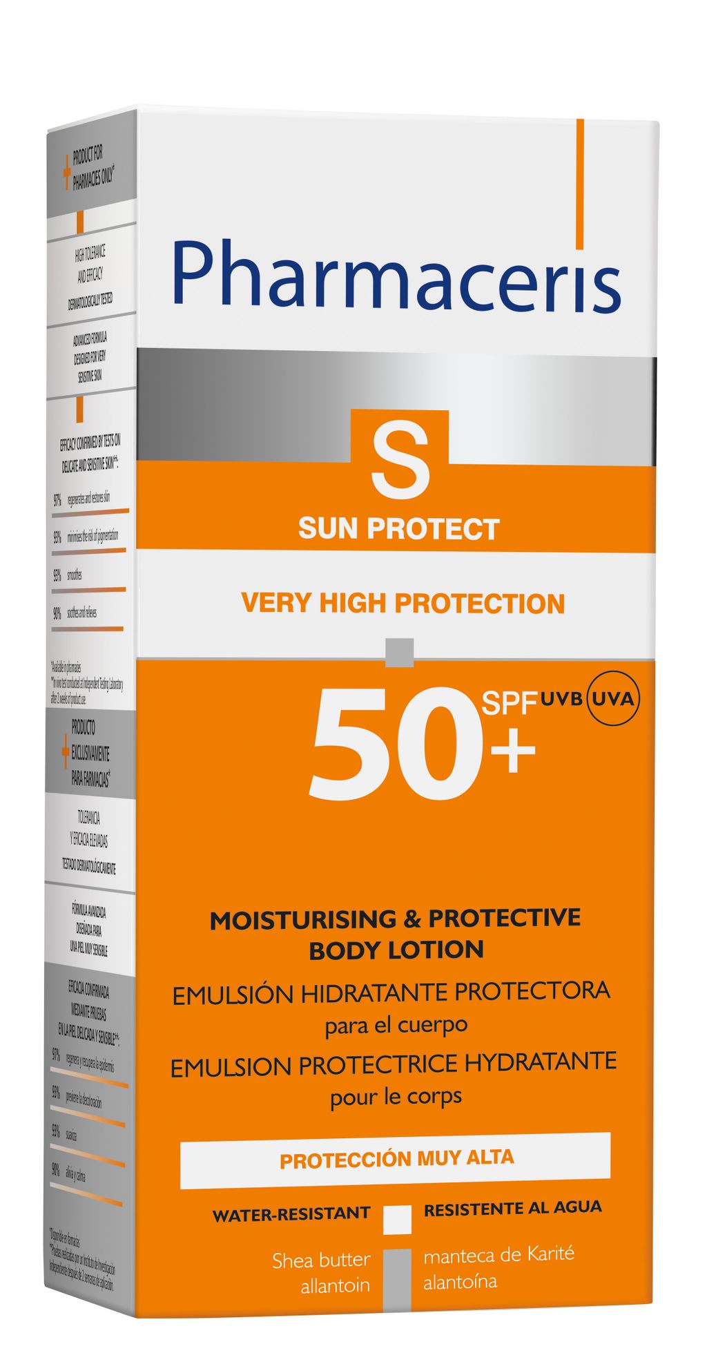 фото упаковки Pharmaceris S лосьон д/тела гидролипидный защитный SPF 50+