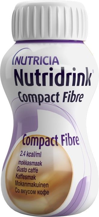 Nutridrink Compact Fibre, жидкость для приема внутрь, со вкусом кофе, 125 мл, 4 шт.