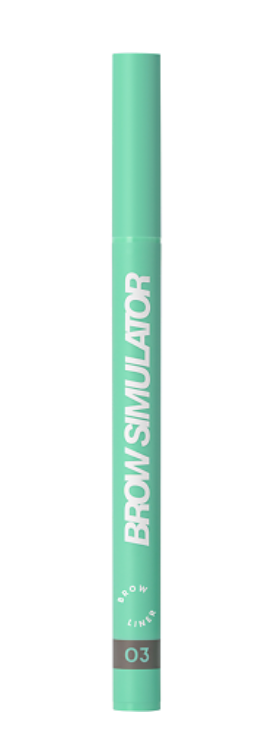 Love Generation Лайнер для бровей Brow Liner Brow Simulator, тон 03 холодный коричневый, 0,5 мл, 1 шт.