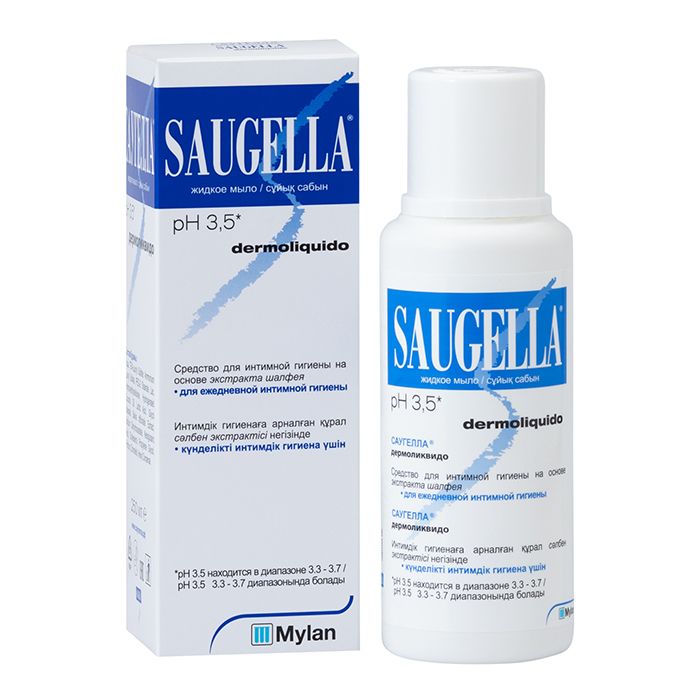 фото упаковки Saugella Dermoliquido Средство для интимной гигиены