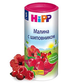 фото упаковки Чай Hipp Малина с шиповником