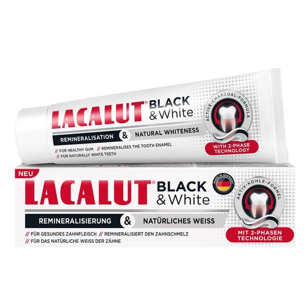 фото упаковки Lacalut Black&White Зубная паста