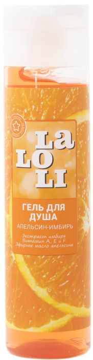 фото упаковки Laloli Гель для душа нежное сияние апельсин имбирь
