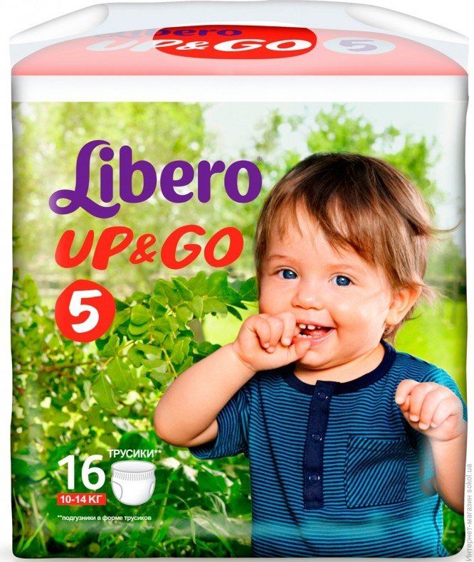 фото упаковки Подгузники-трусики детские Libero Up&Go