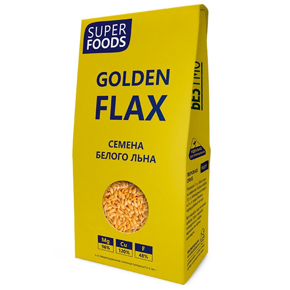 фото упаковки Golden Flax Семена белого льна