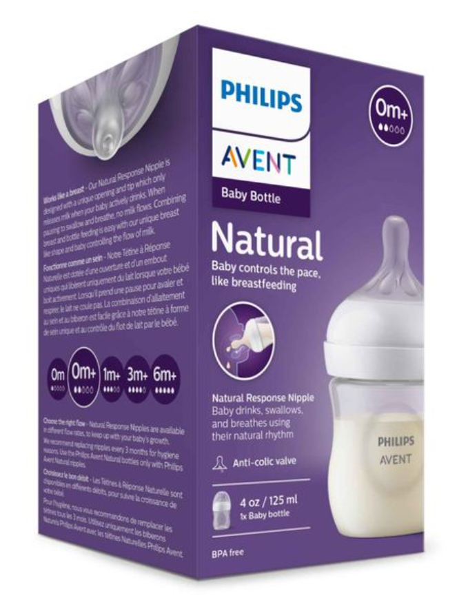 фото упаковки Philips Avent Бутылочка с силиконовой соской Anti-colic Natural Response