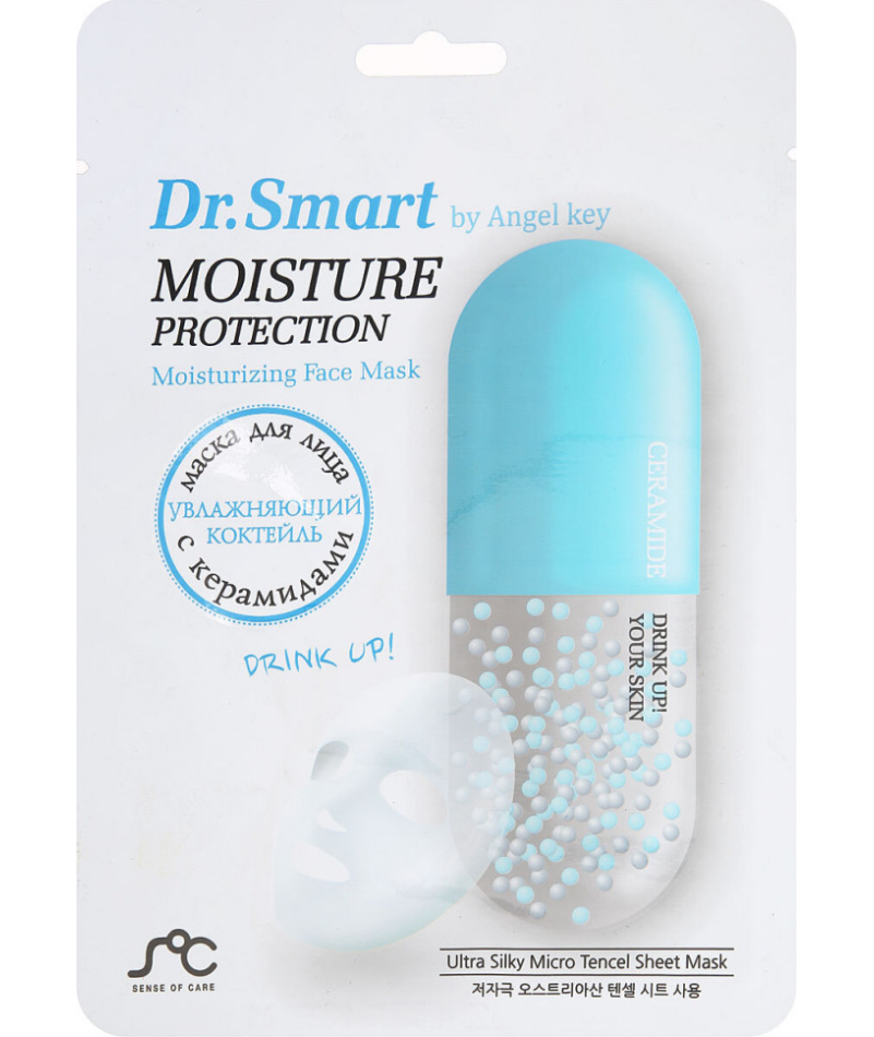 фото упаковки Dr.Smart Moisture Protection Тканевая маска для лица