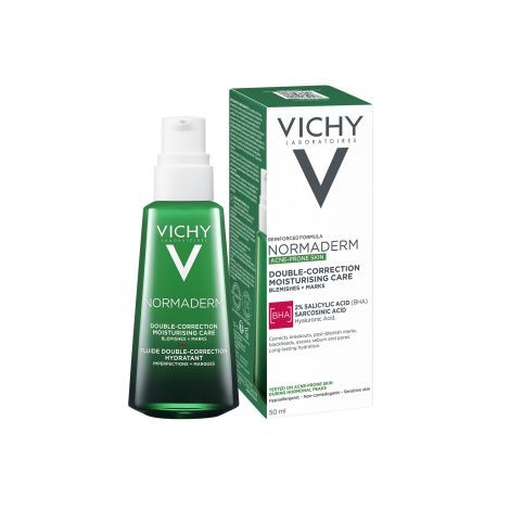 Vichy Normaderm Phytosolution корректирующий уход двойного действия, флюид, 50 мл, 1 шт.