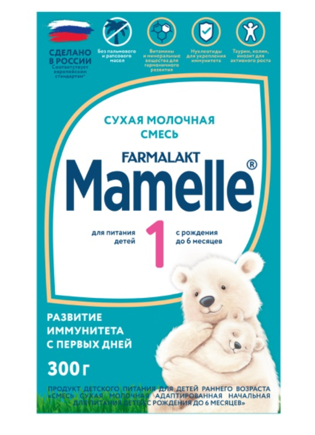фото упаковки Mamelle 1 Молочная смесь сухая