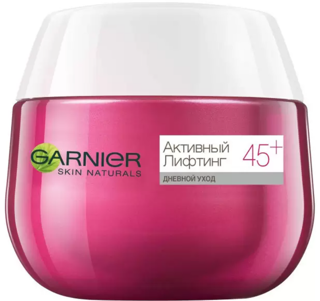 Garnier Skin Naturals Дневной крем активный лифтинг 45+, крем, сокращающий морщины, 50 мл, 1 шт.