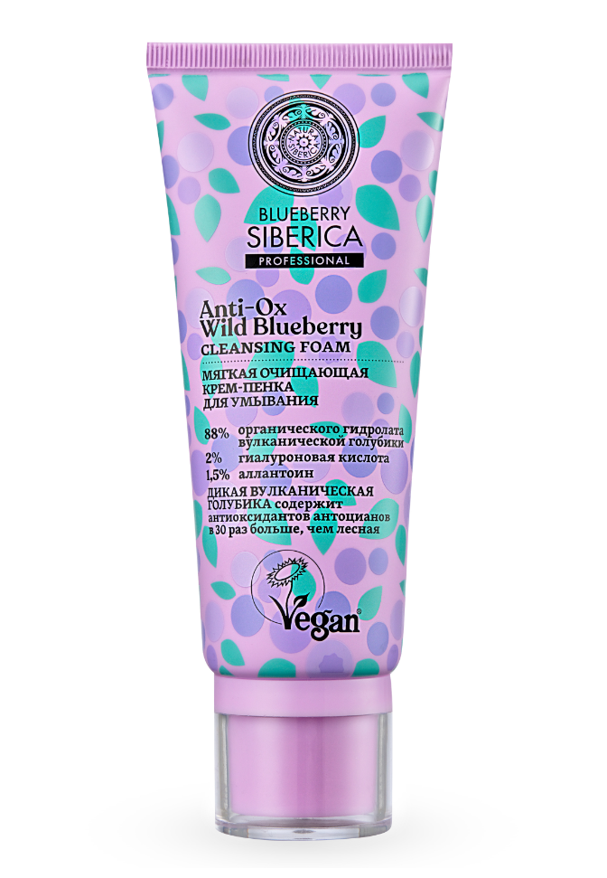 фото упаковки Natura Siberica Blueberry Мягкая очищающая крем-пенка