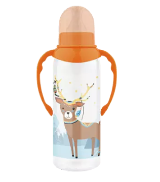 фото упаковки Lubby Бутылочка для кормления с силиконовой соской и ручками