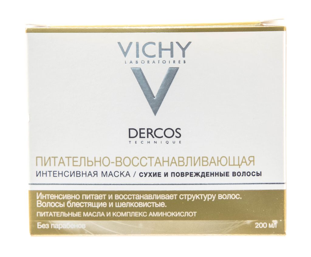 фото упаковки Vichy Dercos маска питательно-восстанавливающая