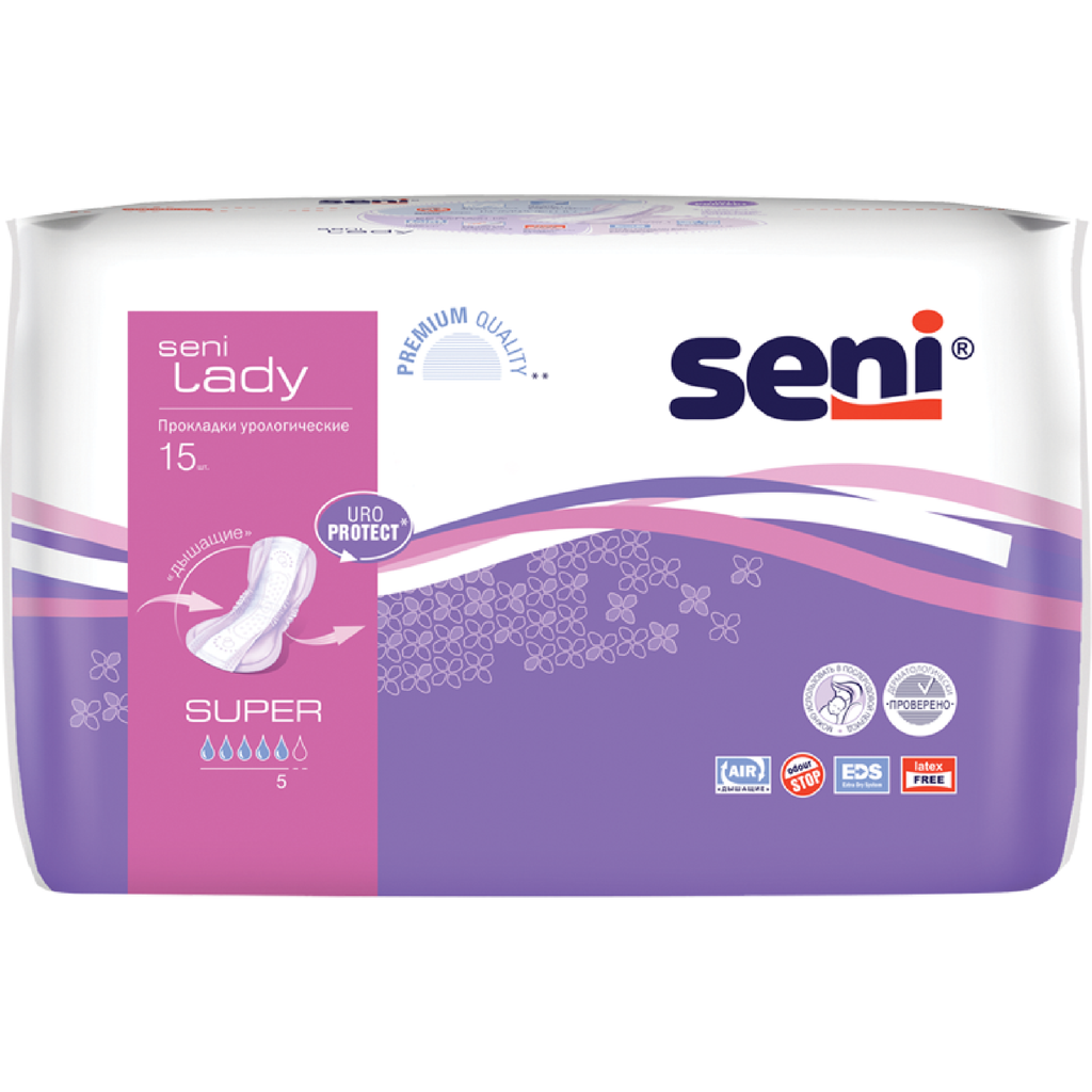 фото упаковки Seni Lady Super прокладки урологические