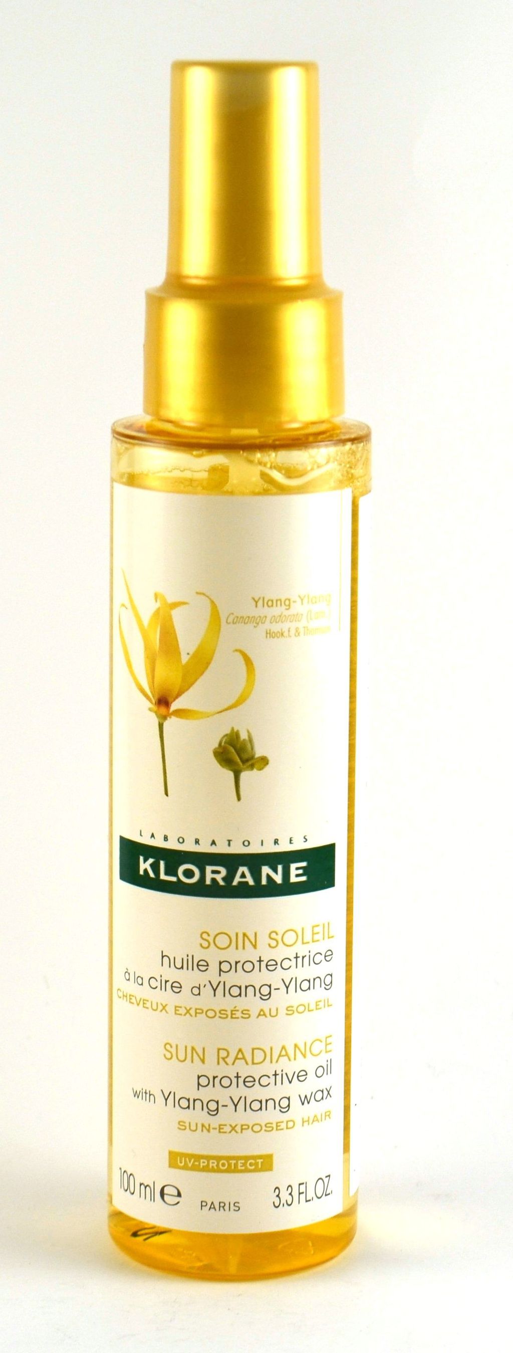 фото упаковки Klorane масло для волос защитное с воском иланг-иланг