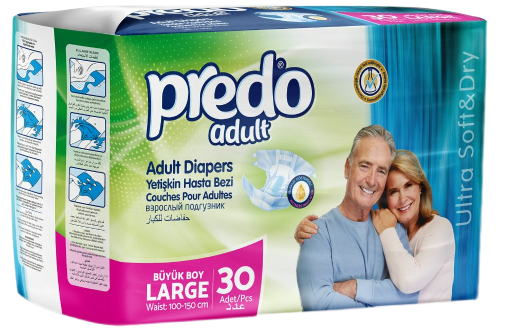фото упаковки Predo Adult Подгузники для взрослых