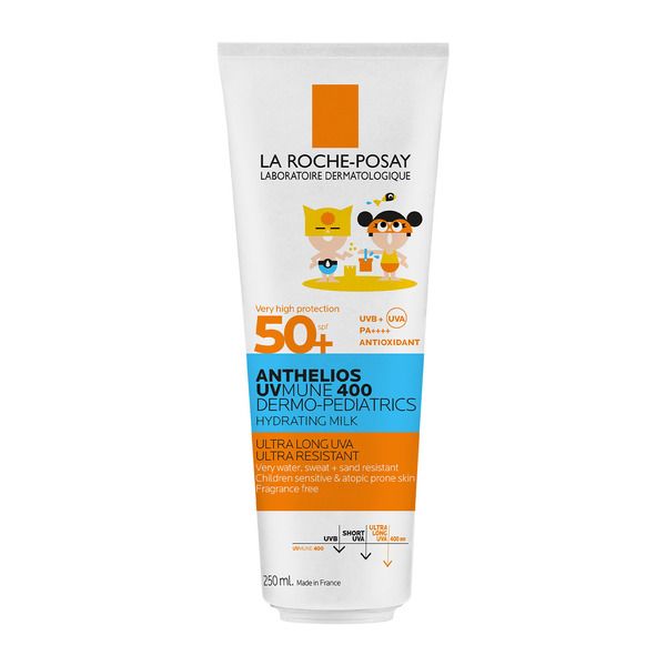 фото упаковки La Roche-Posay Anthelios UVMUNE 400 Dermo-pediatrics молочко для детей SPF50+