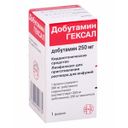 Добутамин Гексал, 250 мг, лиофилизат для приготовления раствора для инфузий, 1 шт.