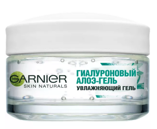 Garnier Skin Naturals Гиалуроновый алоэ-гель дневной, гель, для нормальной и смешанной кожи, 50 мл, 1 шт.