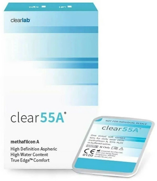 ClearLab Clear 55A Линзы контактные, BC=8,7 d=14,5, D(-1.25), 6 шт.