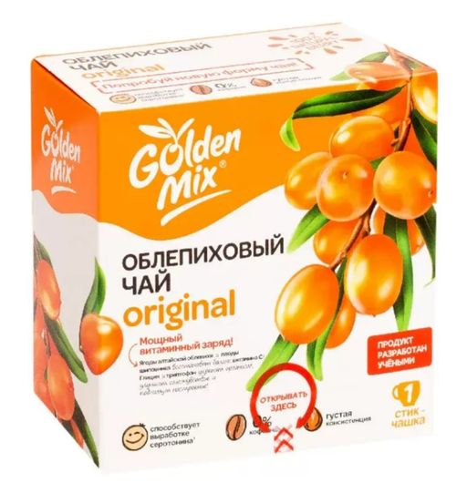 Golden Mix Чай облепиховый Original, чай, 21 шт.