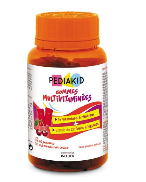 Pediakid Gommes Multivitaminees, мармелад жевательный, 60 шт.