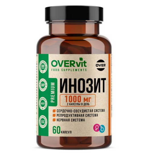 OVERvit Инозитол, капсулы, 60 шт.