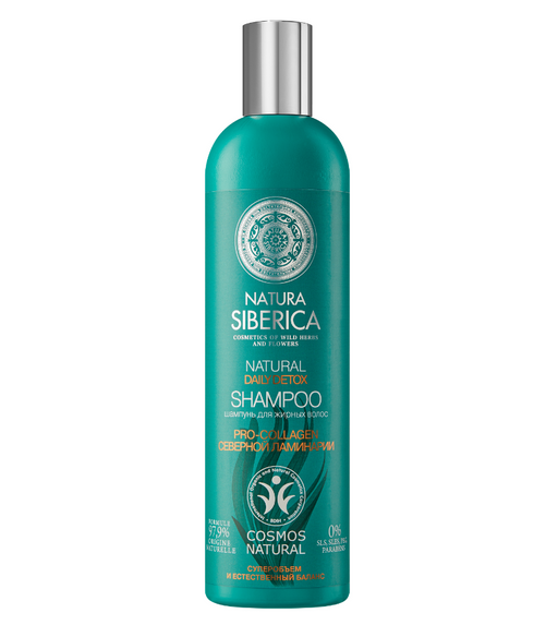 Natura Siberica Daily Detox Шампунь для волос, для жирных волос, 400 мл, 1 шт.