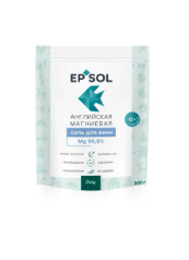 Epsol baby соль для ванн английская магниевая расслабляющая, соль для ванн, для детей с рождения, 500 г, 1 шт.