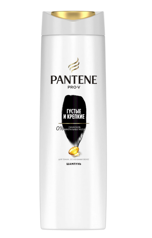 Pantene Pro-V Шампунь Густые и Крепкие, шампунь, для тонких и ослабленных волос, 400 мл, 1 шт.