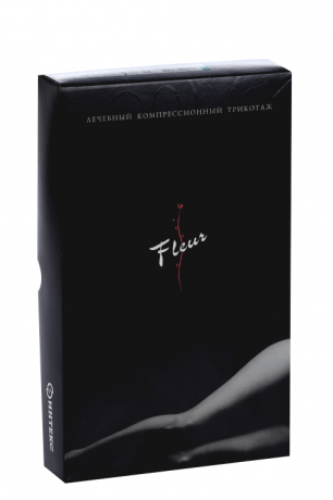 Интекс Fleur Колготки компрессионные, р. 4, 1-й класс компрессии, черного цвета, 1 шт.