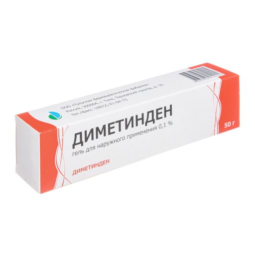 Vitascience Диметинден, 0.1%, гель для наружного применения, 30 г, 1 шт.
