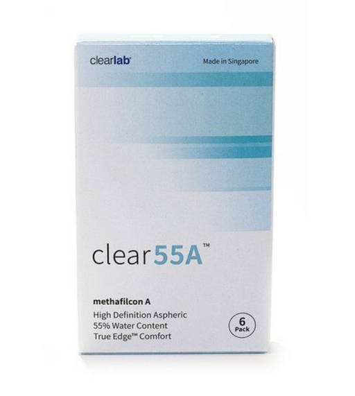 ClearLab Clear 55A Линзы контактные, BC=8,7 d=14,5, D(-2.00), 6 шт.
