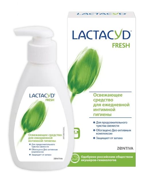 Lactacyd Fresh Средство для интимной гигиены освежающее, гель, 200 мл, 1 шт.