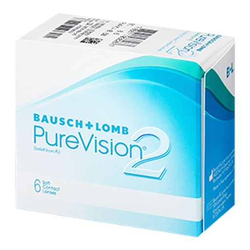 Bausch&Lomb PureVision 2 Контактные линзы плановой замены, BC=8.6 d=14.0, D(-2.75), 6 шт.