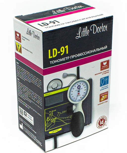 Тонометр механический Little Doctor LD-91, манжета 25-36см, 1 шт.
