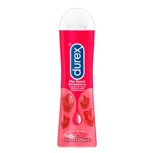 Гель-смазка Durex Play Sweet Strawberry, гель, с ароматом клубники, 100 мл, 1 шт.