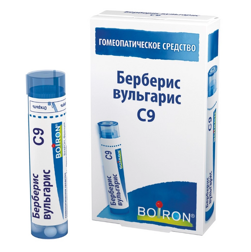 Берберис вульгарис С9, гранулы гомеопатические, 4 г, 1 шт.