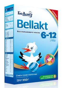Bellakt смесь молочная 6-12 месяцев, смесь молочная сухая, 350 г, 1 шт.