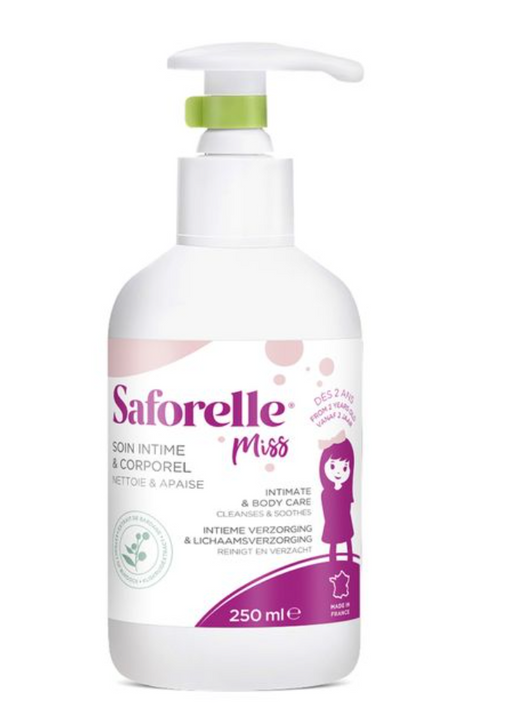 Saforelle Miss Гель для интимной гигиены для детей, для детей с 2 лет, 250 мл, 1 шт.