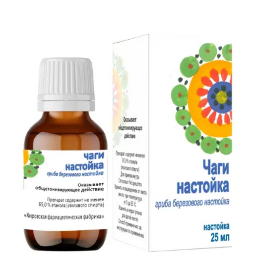 Чаги настойка, настойка, 25 мл, 1 шт.